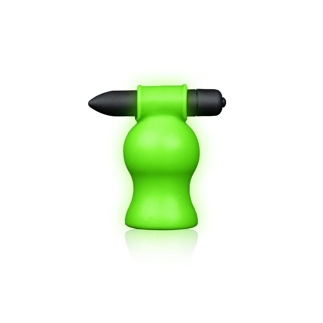 Wibrujący masturbator Ouch! Glow in the Dark - obrazek 3
