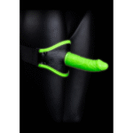 Uprząż do mocowania dildo z regulowanym paskiem – Glow in the Dark - obrazek 5