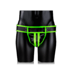 Jockstrap świecący w ciemności, zmysłowa bielizna męska w stylu bondage – Ouch! - obrazek 4
