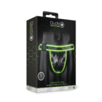 Jockstrap Ouch! Glow in the Dark z klamrami L/XL - obrazek 7
