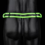 Jockstrap Ouch! z klamrą i detalami świecącymi w ciemności - obrazek 3