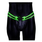Jockstrap Ouch! z klamrą i detalami świecącymi w ciemności - obrazek 10