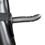 Ouch! teksturowane zakrzywione puste w środku dildo do harnessu - obrazek 15