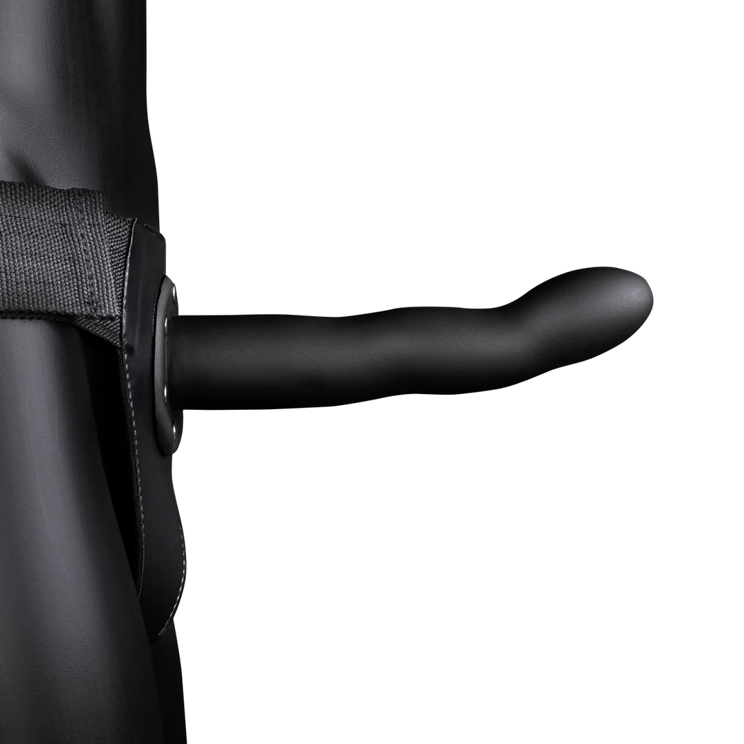 Zakrzywione, puste w środku dildo do uprzęży - obrazek 3