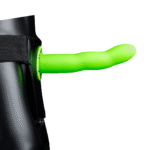 Zakrzywione, puste w środku dildo do uprzęży - obrazek 9