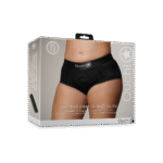 Wibrator typu bullet z 10 trybami – wibrujące bokserki strap on Ouch! by Shots - obrazek 7