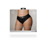 Bullet vibrator z 10 trybami – stringi strap on Ouch! by Shots - obrazek 8