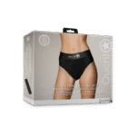 Bullet vibrator z 10 trybami – stringi strap on Ouch! by Shots - obrazek 13