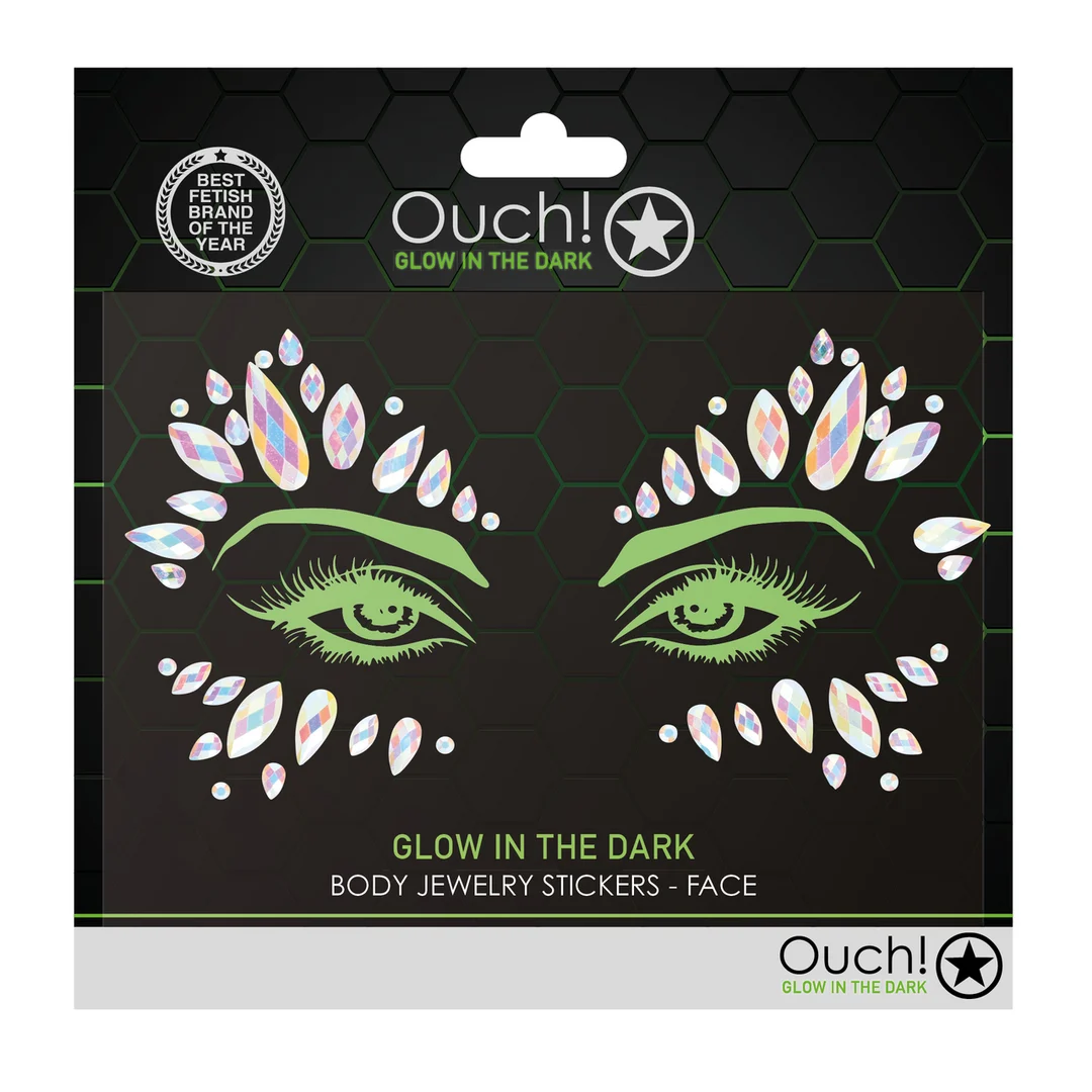 Naklejki z biżuterią na twarz Ouch! by Shots - obrazek 1