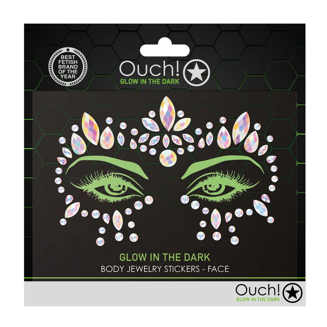 Naklejki z biżuterią na twarz Ouch! by Shots - obrazek 1