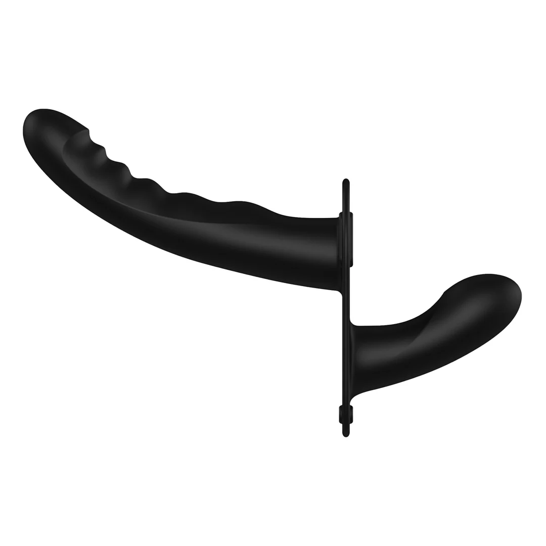 Wibrująca uprząż strap on Ouch! by Shots - obrazek 4