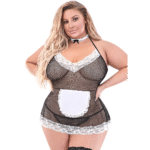 Kostium Chamber Maid w kolorze czarnym