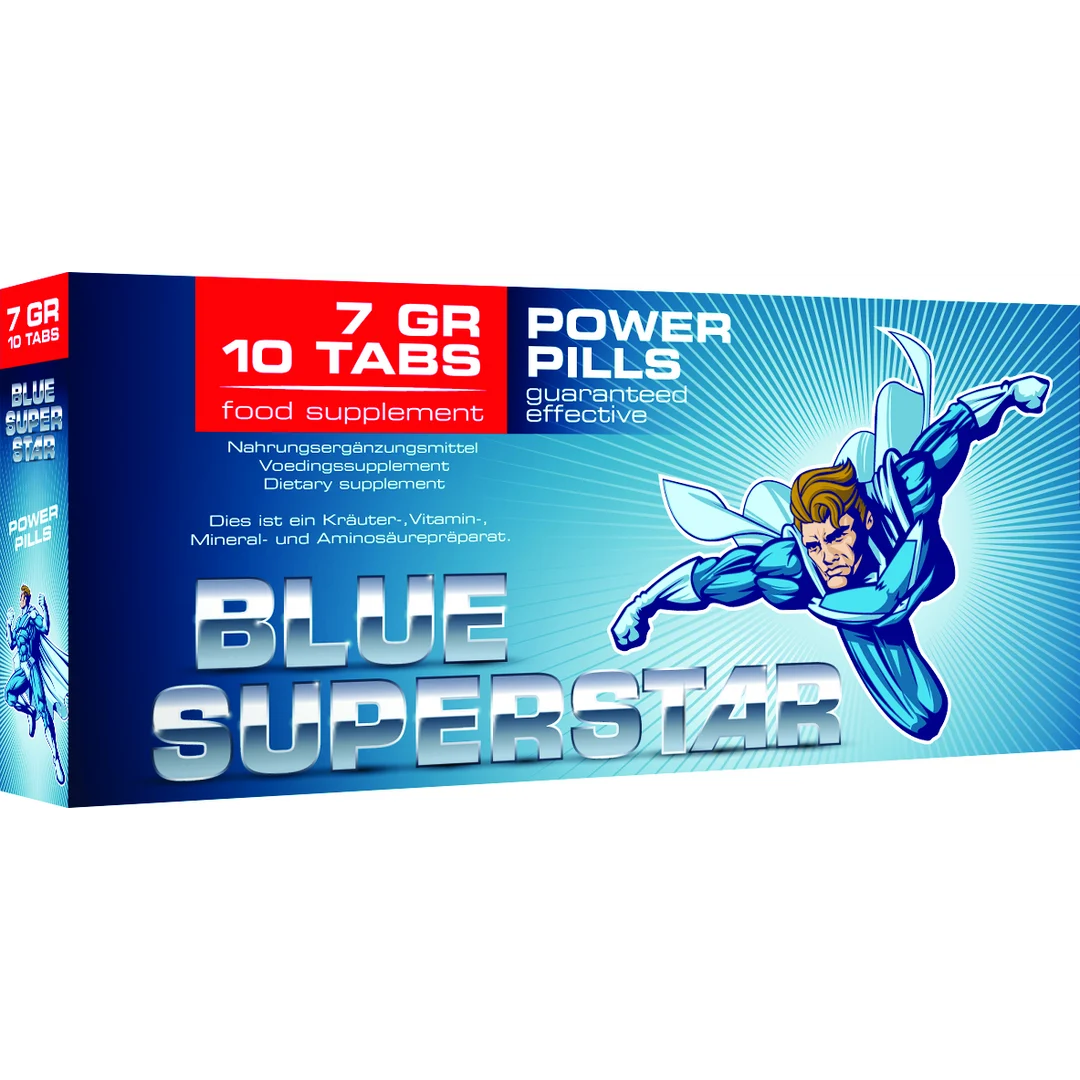 Blue Superstar – kapsułki stymulujące - obrazek 1