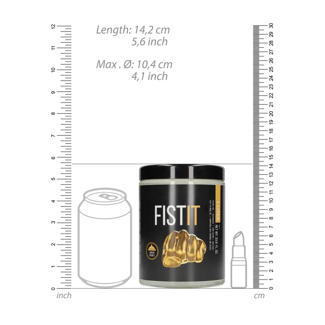 Fist It lubrykant na bazie wody 1000 ml - obrazek 6