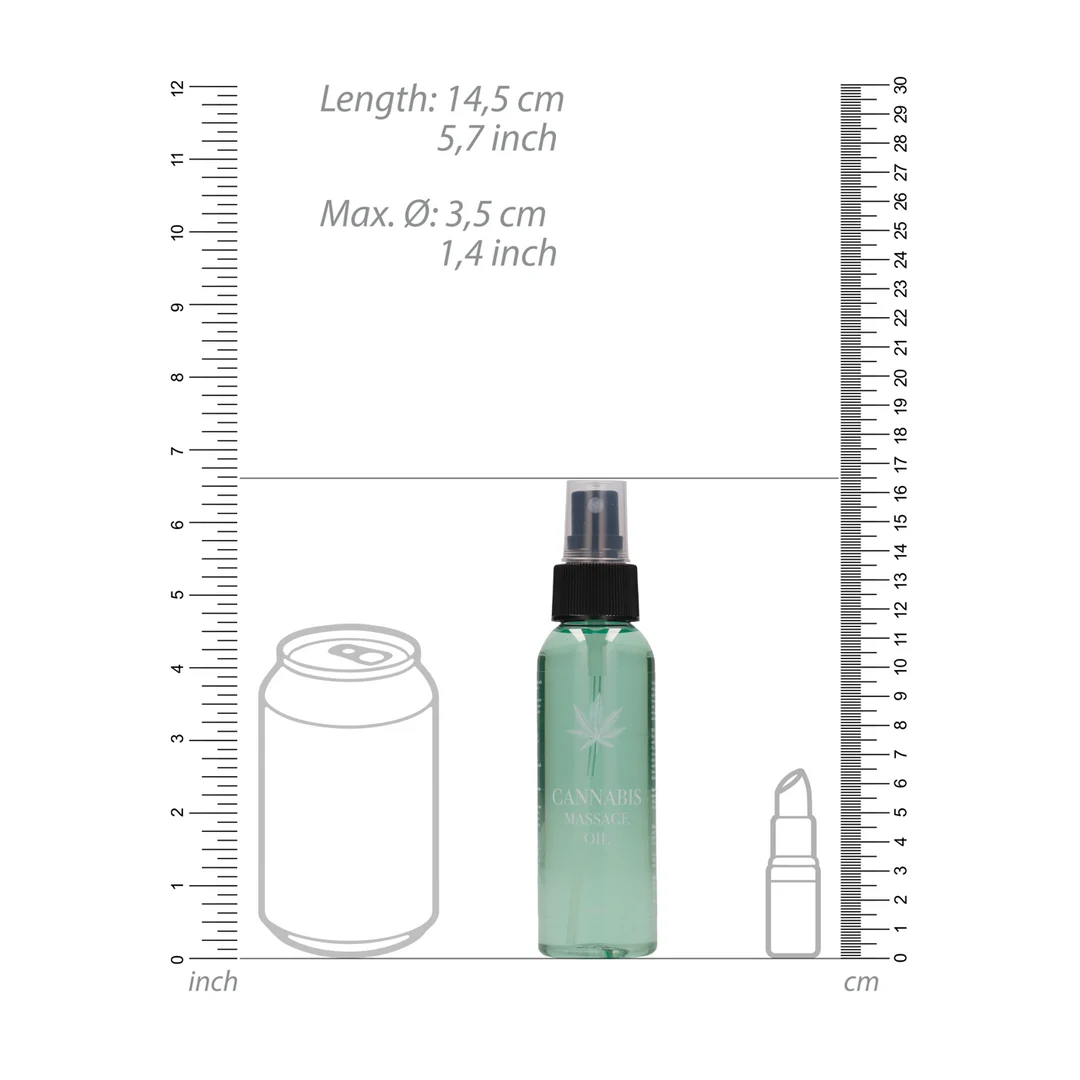 Olejek do masażu erotycznego Cannabis, neutralny pod względem płci, 3 fl oz / 100 ml - obrazek 5
