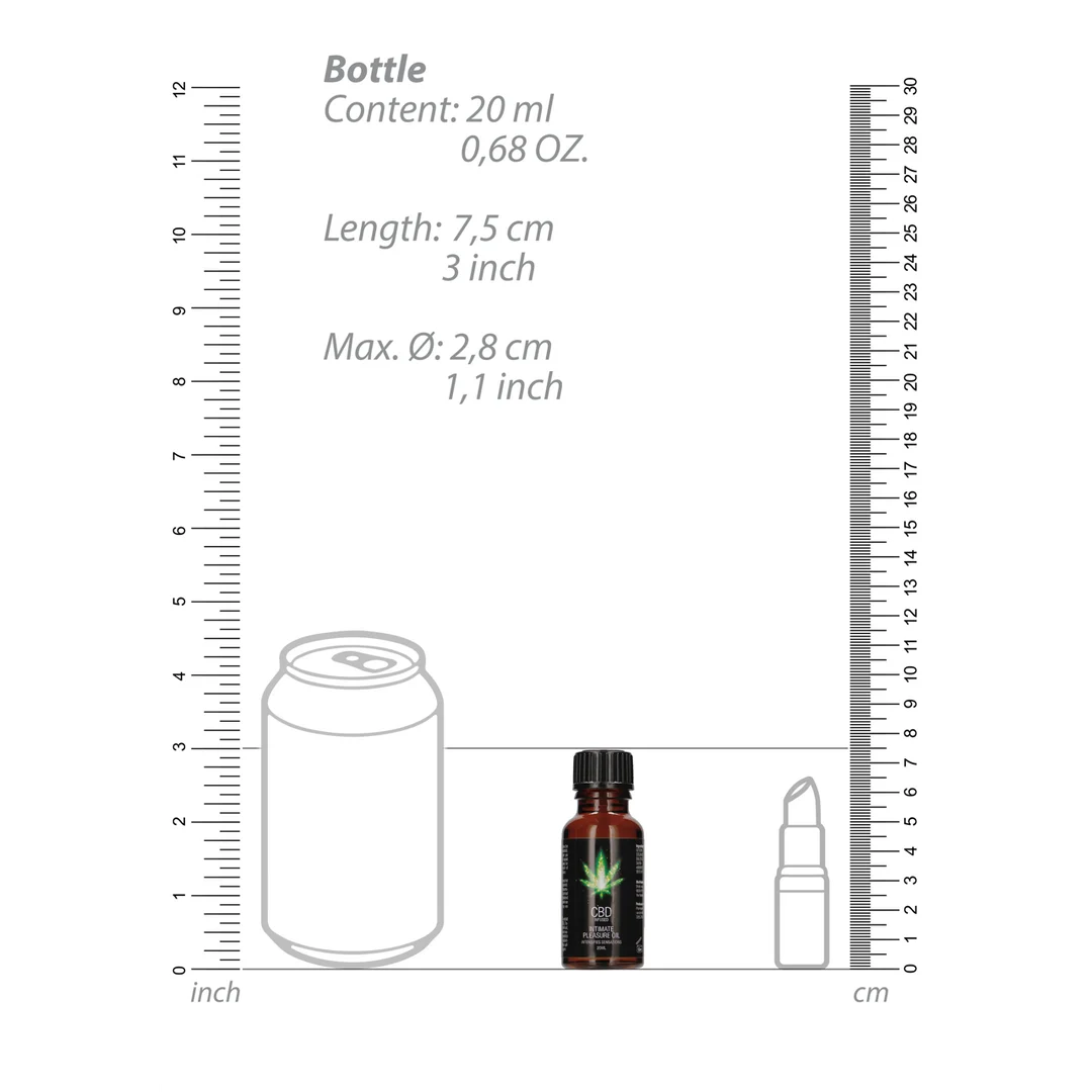 Olejek pobudzający CBD Intimate Pleasure Oil, 0,7 fl oz / 20 ml - obrazek 5
