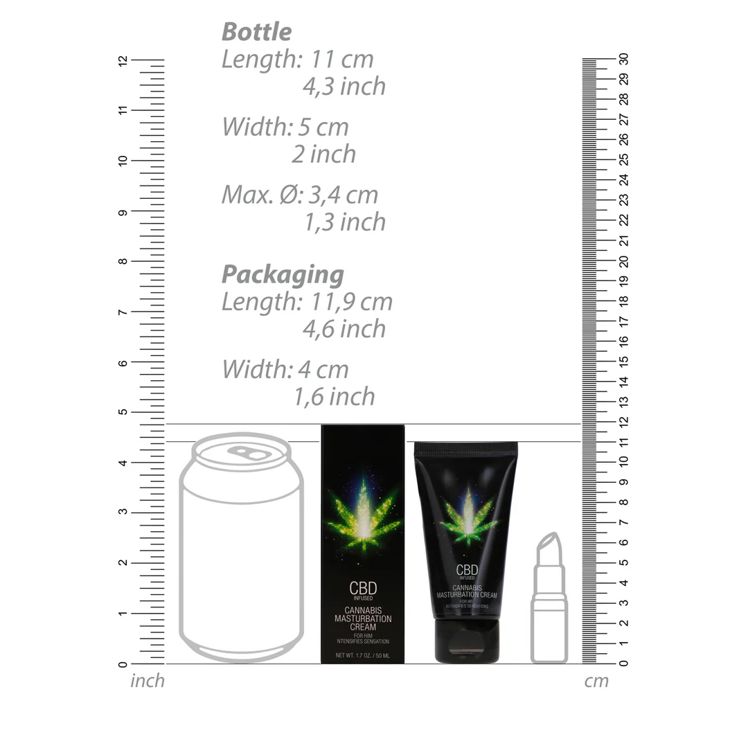 Krem masturbacyjny CBD Pharmquests by Shots dla niego, 50 ml - obrazek 6