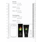 Lubrykant neutralny – krem masturbacyjny CBD do sromu – bezzapachowy, bez smaku – 50 ml – Pharmquests by Shots - obrazek 6