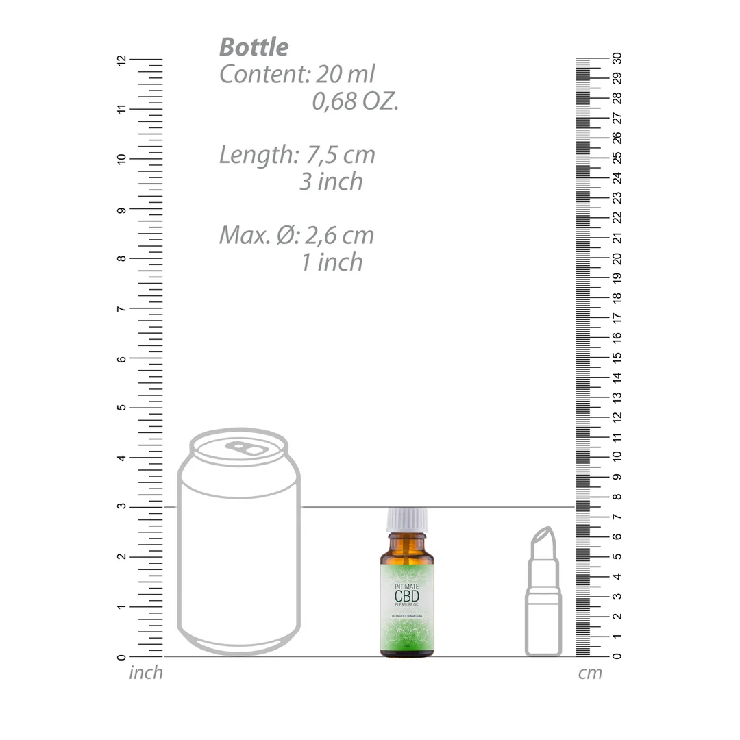 Pharmquests by Shots Natural CBD Intimate Pleasure Oil 20 ml - obrazek 4