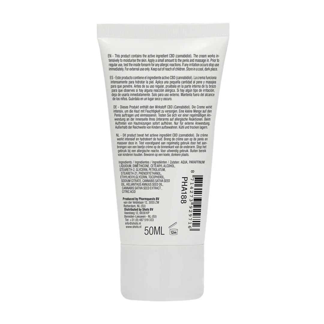 Pharmquests by Shots krem masturbacyjny z CBD dla niego, 50 ml - obrazek 2