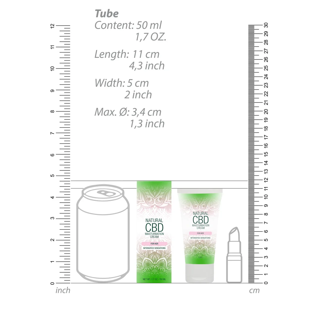 Pharmquests by Shots Naturalny krem masturbacyjny z CBD dla niej, 50 ml - obrazek 6