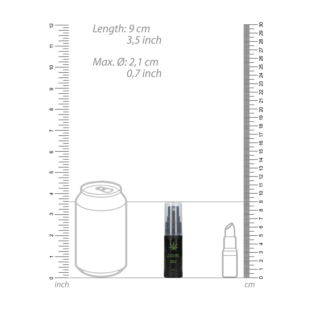 Spray opóźniający Cannabis z olejem z nasion konopi 15 ml - obrazek 3