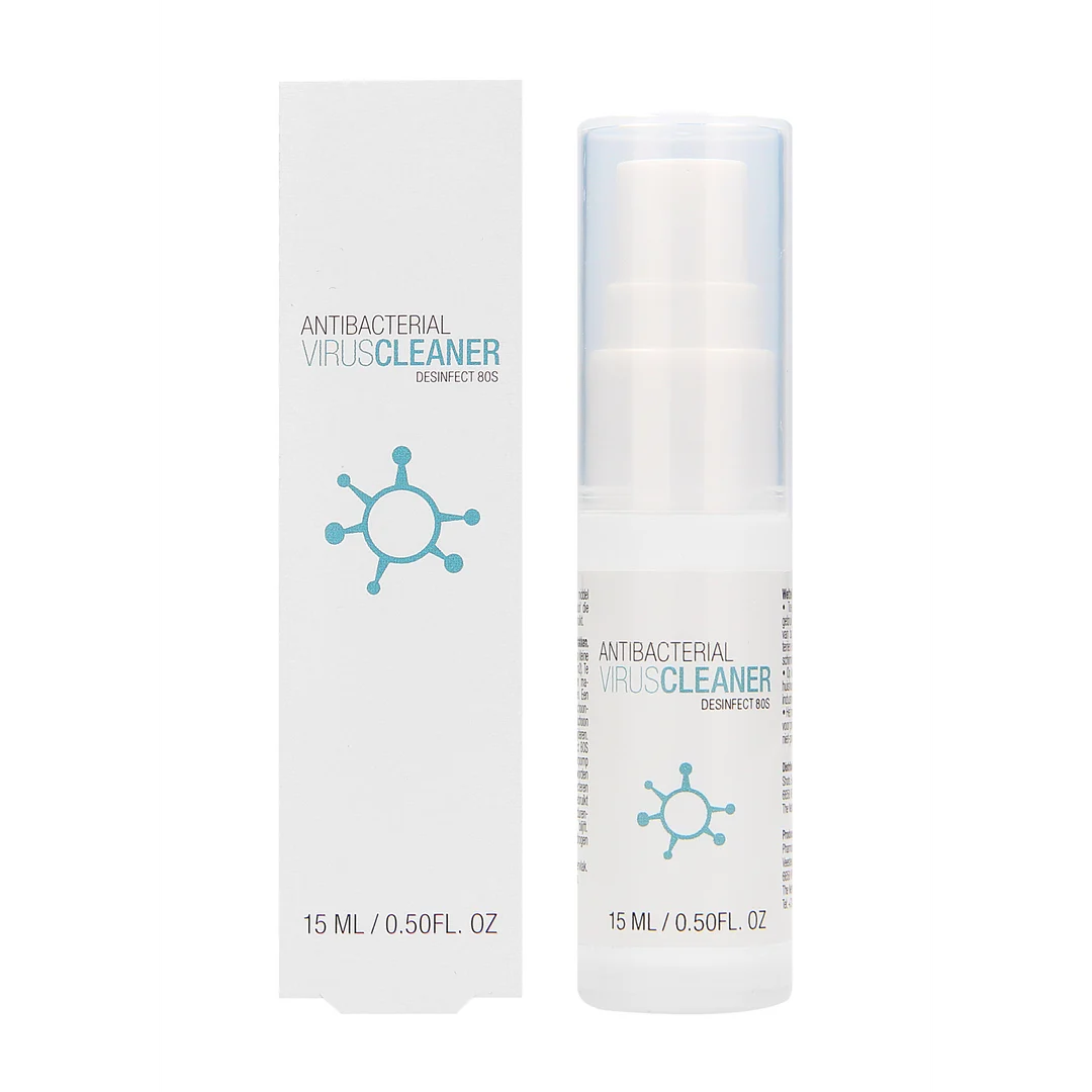 Virus Cleaner – środek do dezynfekcji twardych, małych powierzchni – neutralny pod względem płci – Pharmquests by Shots – 15 ml - obrazek 1