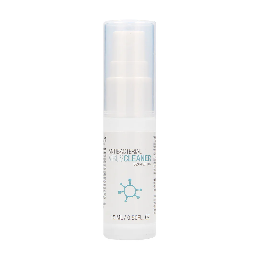 Virus Cleaner – środek do dezynfekcji twardych, małych powierzchni – neutralny pod względem płci – Pharmquests by Shots – 15 ml - obrazek 6