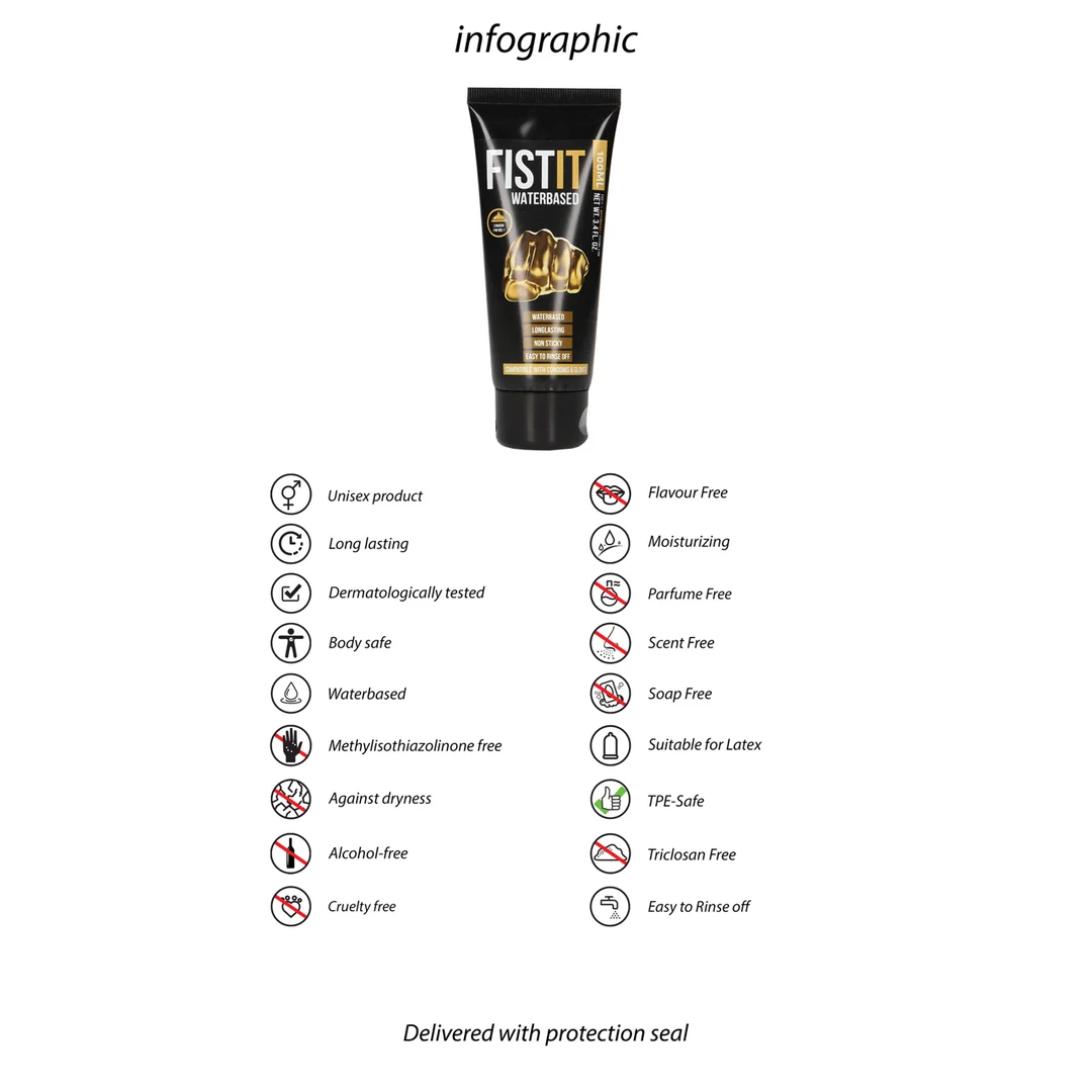 Lubrykant Fist It na bazie wody, 100 ml - obrazek 2