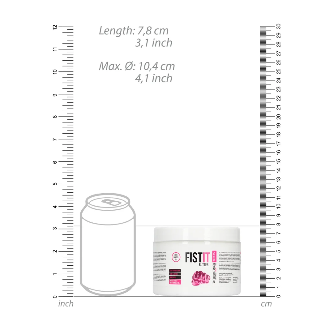 Lubrykant na bazie wody, długotrwałe działanie, bezzapachowy i bez smaku, 500 ml, Fist It by Shots - obrazek 6