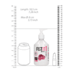 Lubrykant na bazie wody – długotrwałe działanie z olejem rycynowym – bez zapachu i smaku – 500 ml – Fist It by Shots - obrazek 4