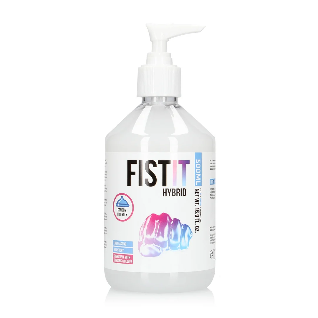 Lubrykant neutralny – Hybrydowa formuła na bazie wody i silikonów – Bezzapachowy, bez smaku – 500 ml – Fist It by Shots - obrazek 6