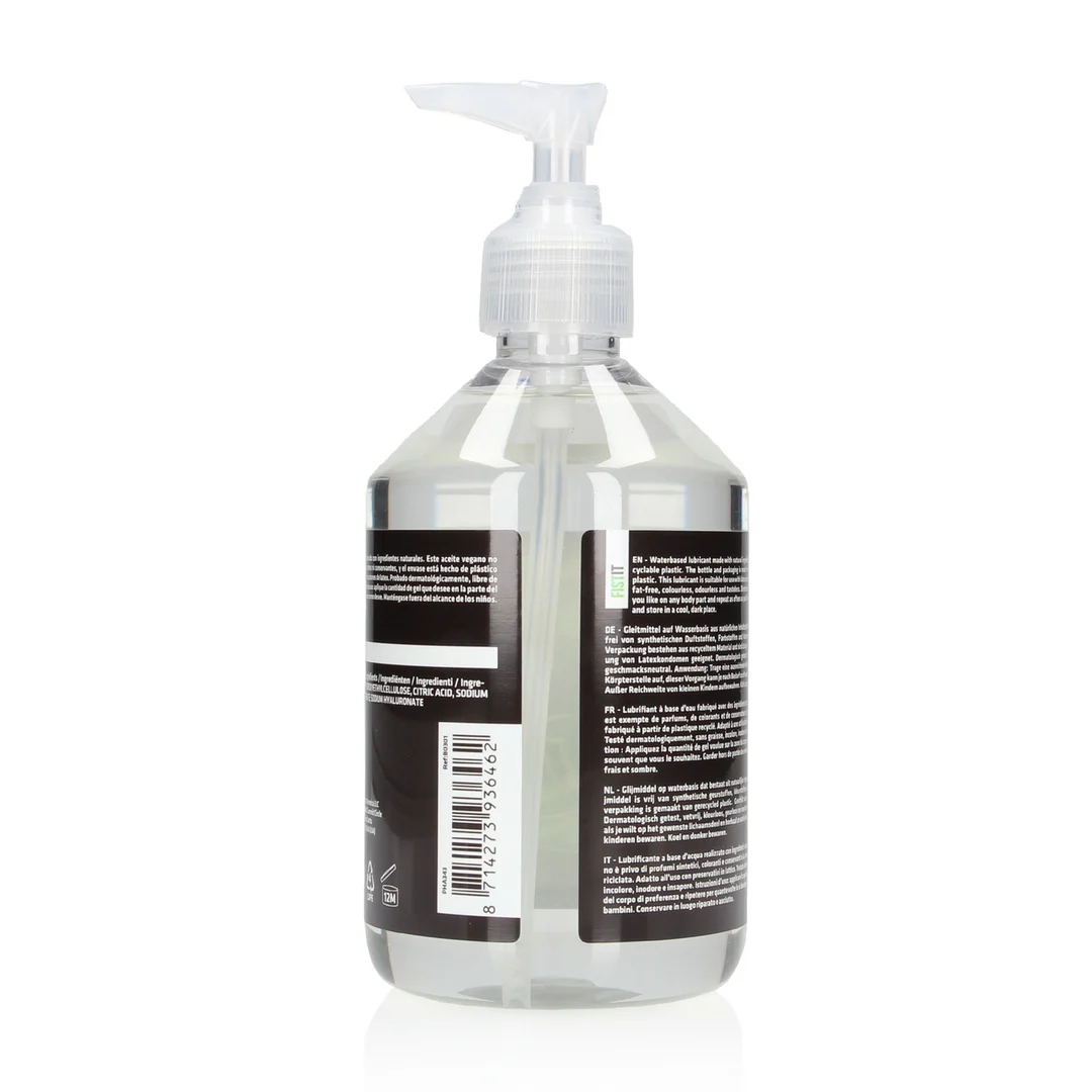 Lubrykant na bazie wody – naturalna, wegańska formuła – bezzapachowy i bez smaku – 500 ml – Fist It by Shots - obrazek 1