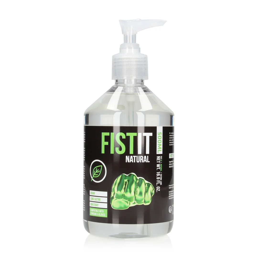 Lubrykant na bazie wody – naturalna, wegańska formuła – bezzapachowy i bez smaku – 500 ml – Fist It by Shots - obrazek 5