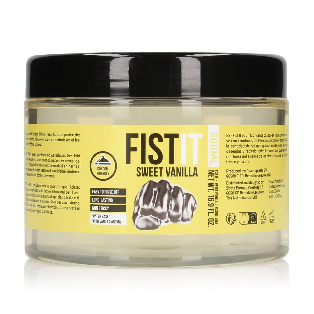 Fist It wyjątkowo gęsty lubrykant waniliowy, 500 ml - obrazek 5