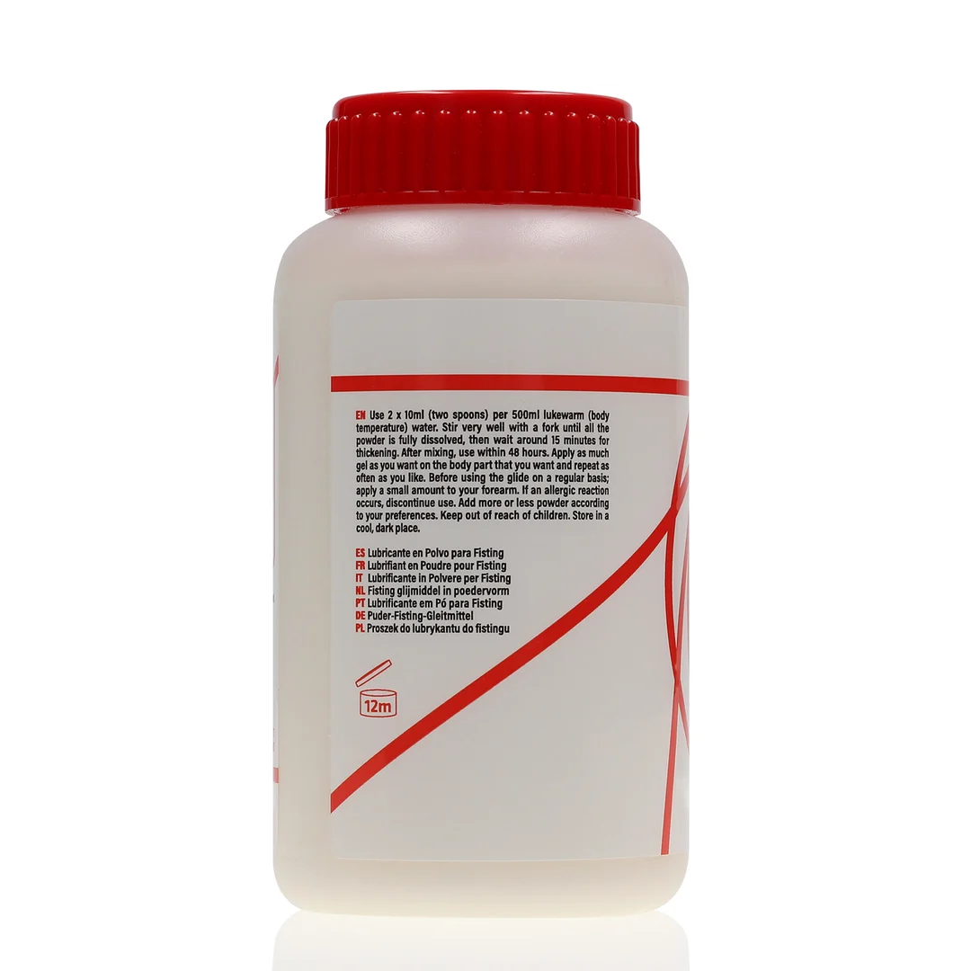 Lubrykant na bazie wody – proszek do przygotowania własnego lubrykantu, przezroczysty i naturalny – bezzapachowy, bez smaku – słoik 300 ml – Pharmquests by Shots - obrazek 5
