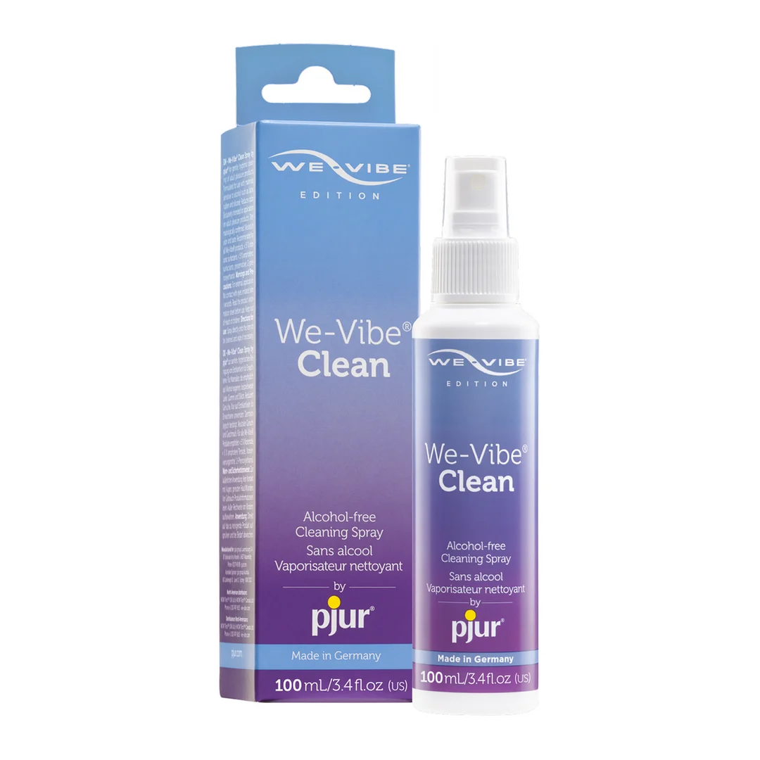 Środek do czyszczenia zabawek erotycznych – bezalkoholowy spray, neutralny pod względem zapachu i smaku – We‑Vibe – 100 ml - obrazek 1