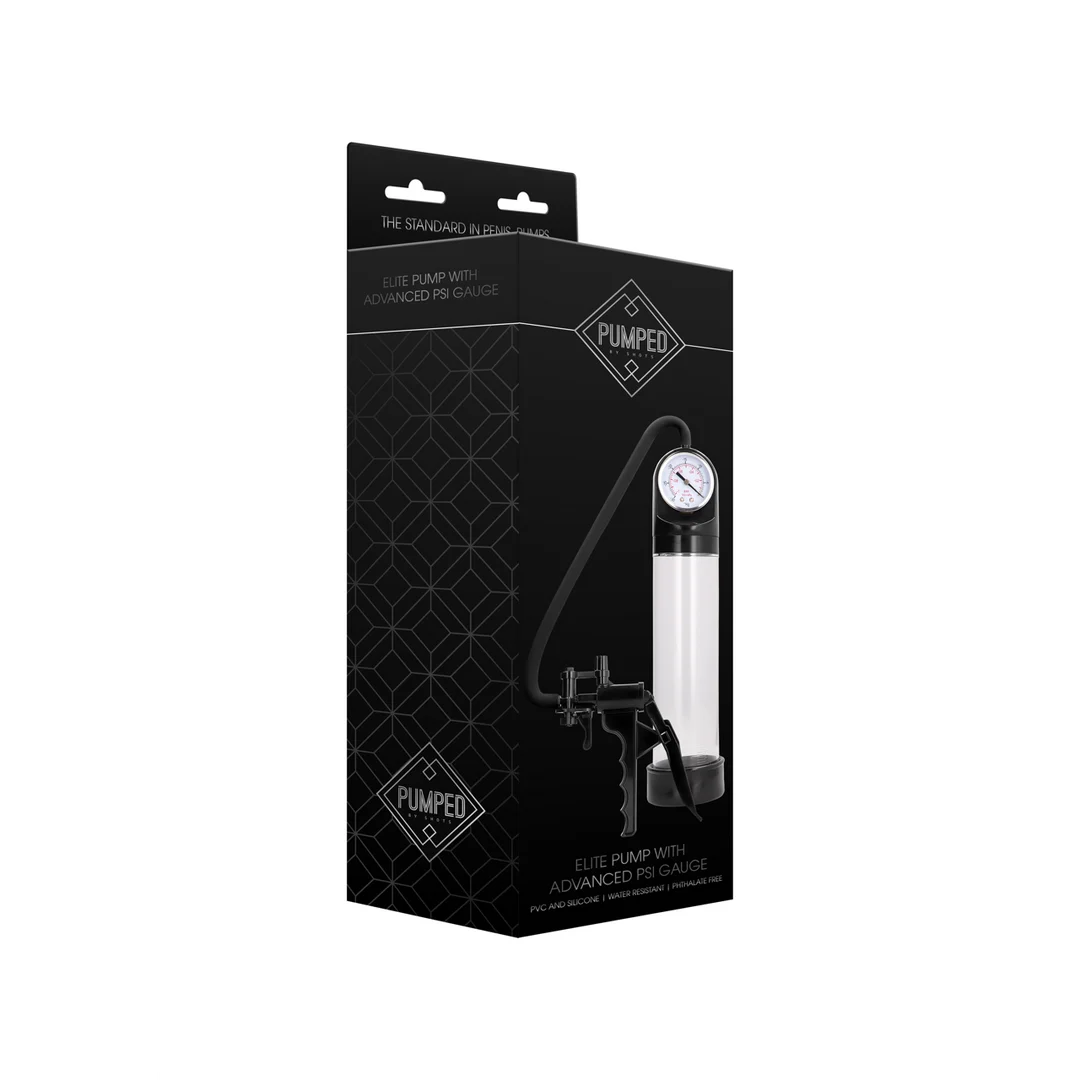 Pompka Pumped by Shots Elite z manometrem PSI - obrazek 1