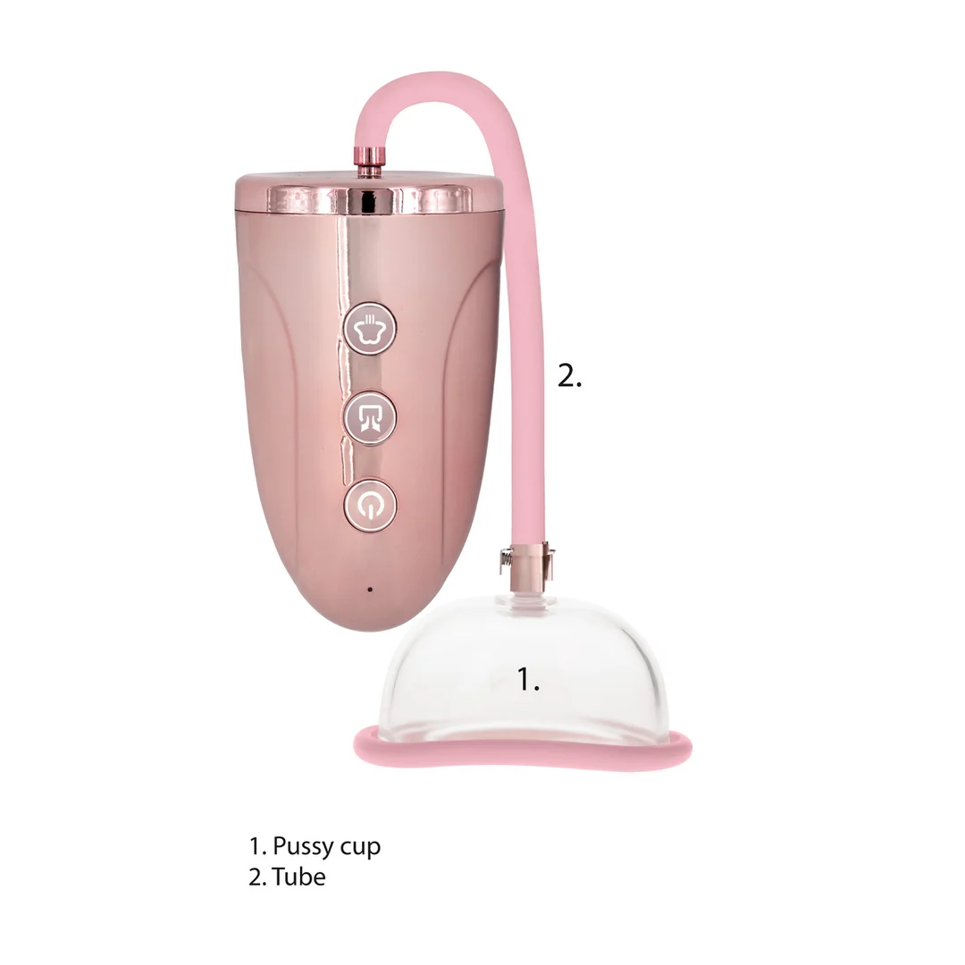 Pompka do penisa z 3 prędkościami – ładowana Pussy Pump - obrazek 5