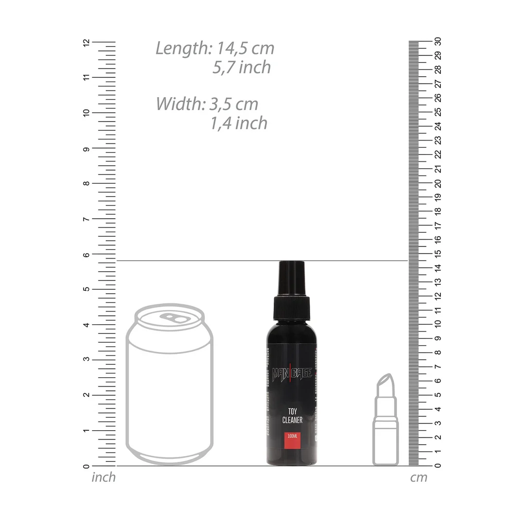 Środek do czyszczenia akcesoriów erotycznych – pianka w sprayu – ManCage by Shots – 100 ml - obrazek 4