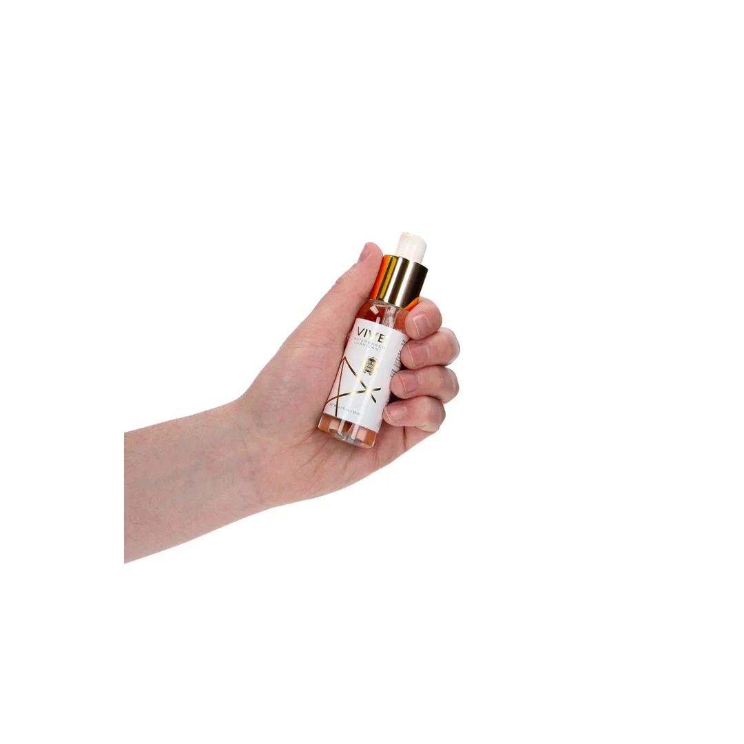 Lubrykant na bazie wody, przebadany dermatologicznie i odpowiedni do stosowania z prezerwatywami lateksowymi, bezzapachowy i bez smaku, 50 ml, VIVE by Shots - obrazek 5
