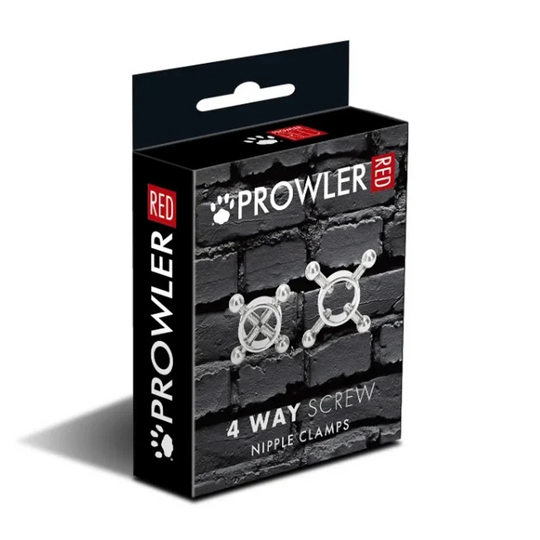 Prowler Red zaciski na sutki ze śrubą, z regulacją w 4 kierunkach - obrazek 1