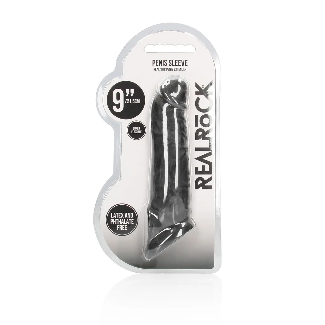 Osłonka na penisa RealRock 9 / 23 cm - obrazek 1