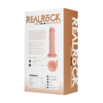 Realistyczny wibrator z przyssawką, RealRock Flesh RealRock by Shots - obrazek 5