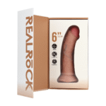 Realistyczny wibrator z przyssawką, RealRock Flesh RealRock by Shots - obrazek 6