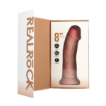 Wibrujące zakrzywione dildo RealRock - obrazek 3