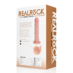 Realistyczny wibrator wibrujący i obracający się, z przyssawką – RealRock, RealRock by Shots - obrazek 5
