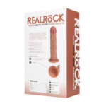 Realistyczny wibrator wibrujący i obracający się, z przyssawką – RealRock, RealRock by Shots - obrazek 11