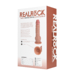 Wibrujące i obracające się dildo RealRock z jądrami - obrazek 8