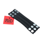Regulowany skórzany stretcher na mosznę Red Leather - obrazek 3